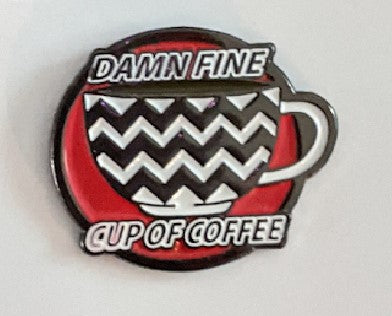 Twin Peaks Coffee Enamel Pin
