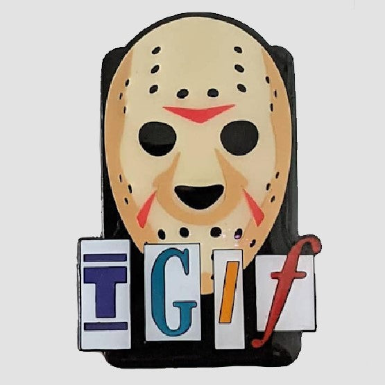 TGIF Jason Enamel Pin