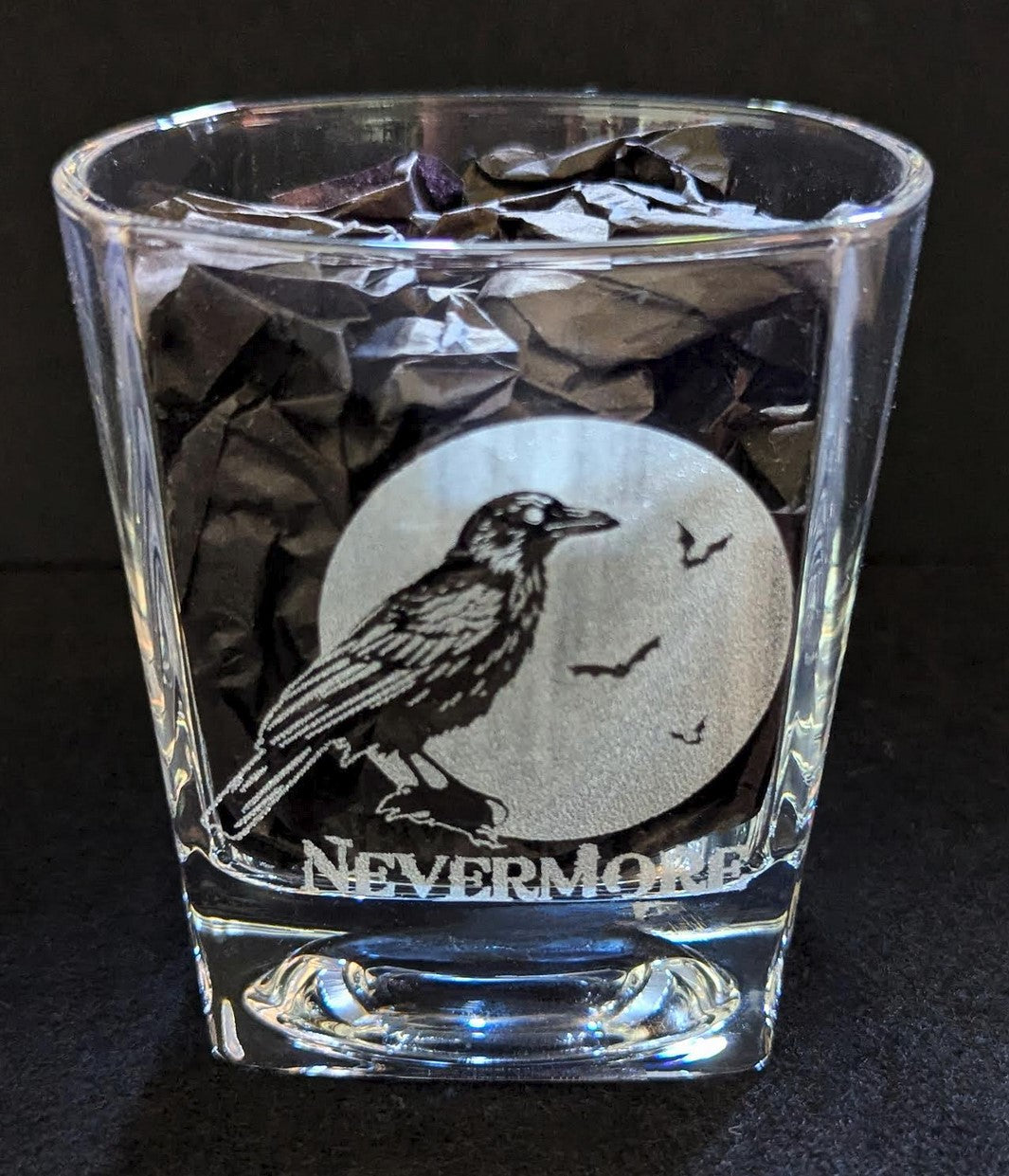 Nevermore Rocks Glass